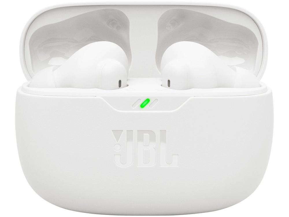 Fone de Ouvido Sem Fio JBL Beam 2, Cancelamento de Ruído, IP54, Até 40 horas de Bateria, Bluetooth, Branco...