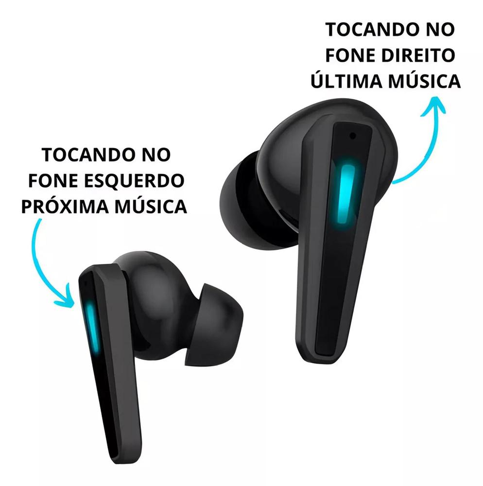 Fone De Ouvido Sem Fio TWS Compatível Xiaomi Samsung Motorola Todos Modelos - HMT