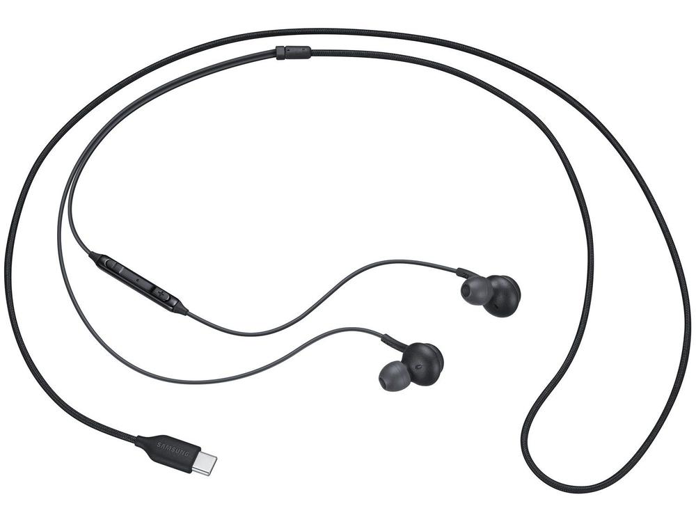 Fone Samsung AKG USB tipo-C com fio e controles