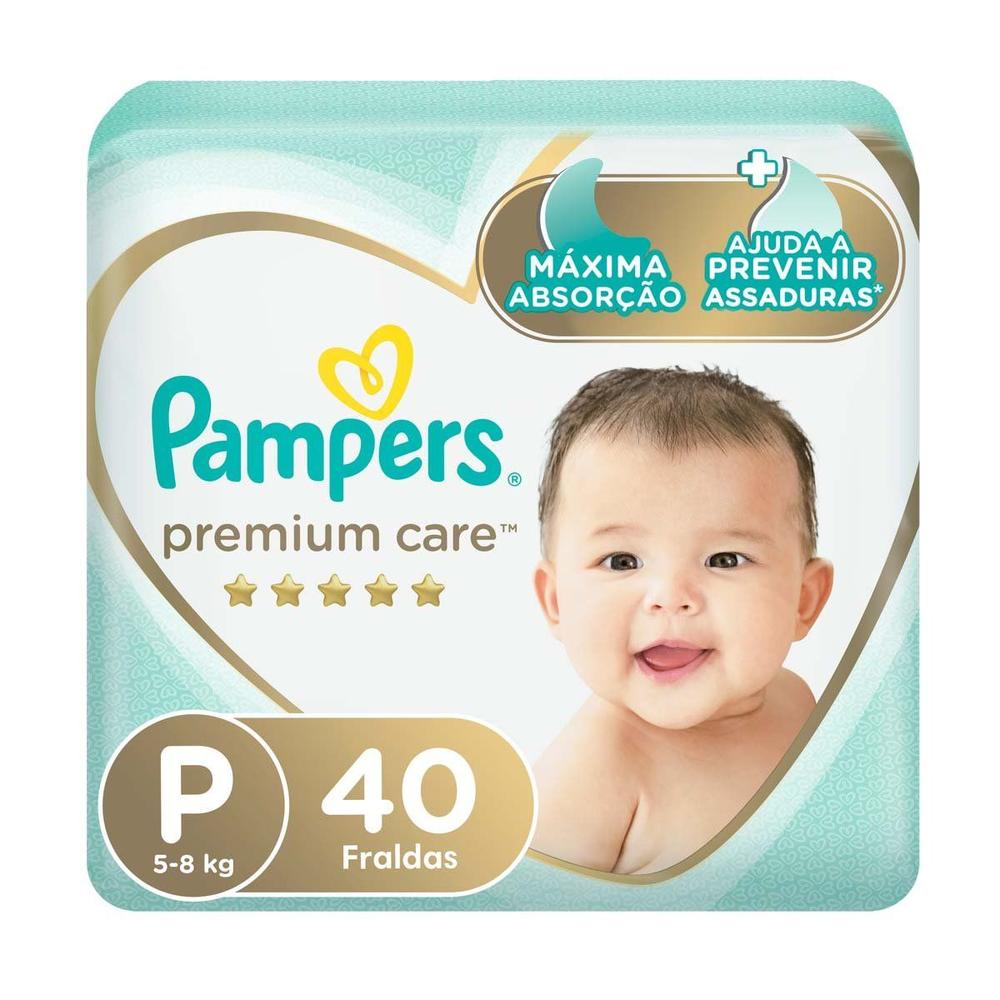 Fralda Pampers Premium Care P