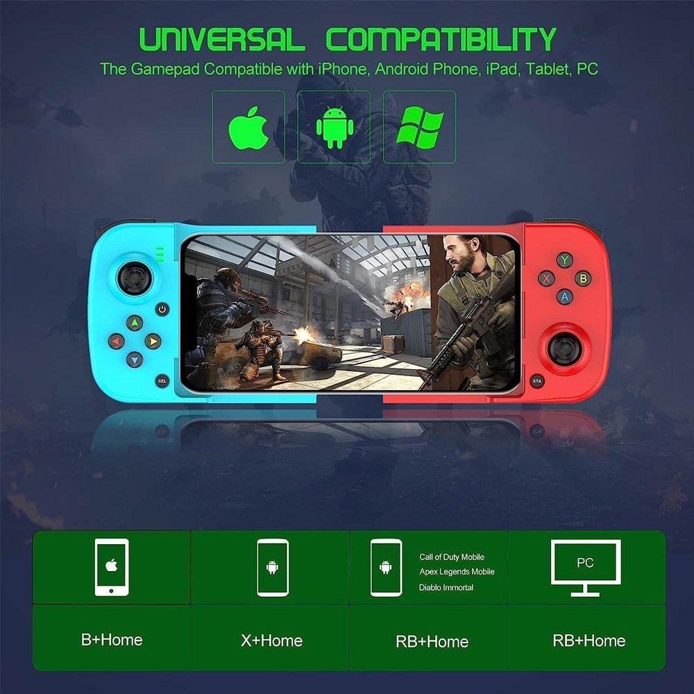 Gamepad para Celular - Controle Sem Fio Bluetooth - Compatível com Android e iOS - Recarregável via USB -... - foto 3