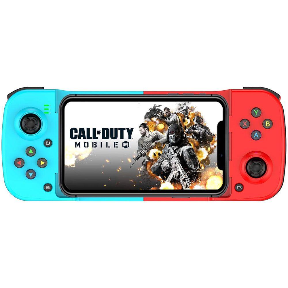 Gamepad para Celular - Controle Sem Fio Bluetooth - Compatível com Android e iOS - Recarregável via USB -...
