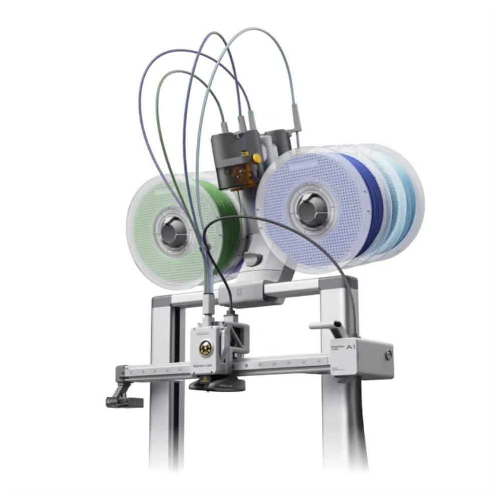 Impressora 3D Bambu Lab A1 FMD Combo AMS Lite Multicor 256x256x256 A1C