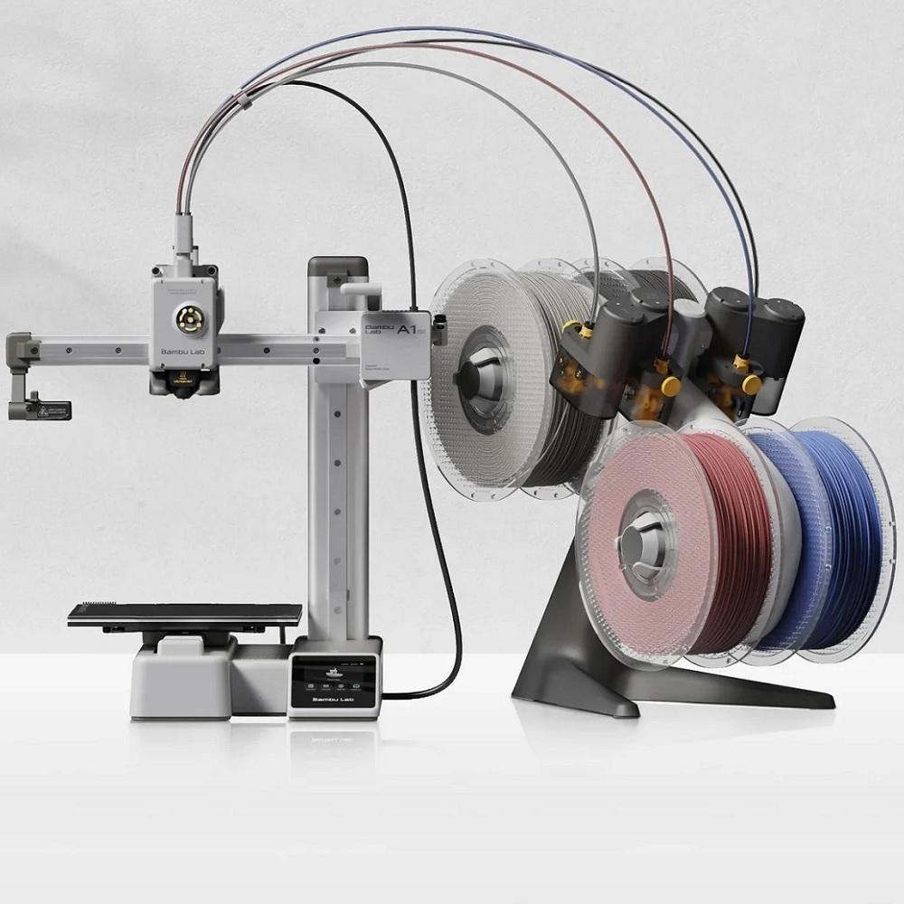 Impressora 3D Bambu Lab A1 Mini + AMS Lite Combo, Bivolt, PF002M+SA005BRA