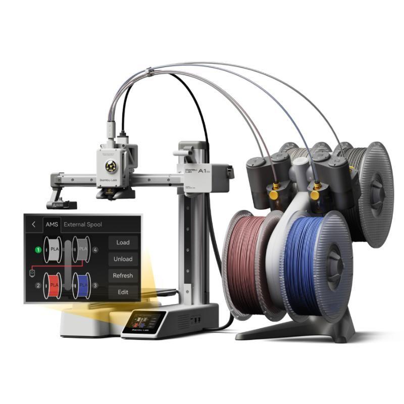 Impressora 3D Bambu Lab A1 Mini Combo com AMS Lite