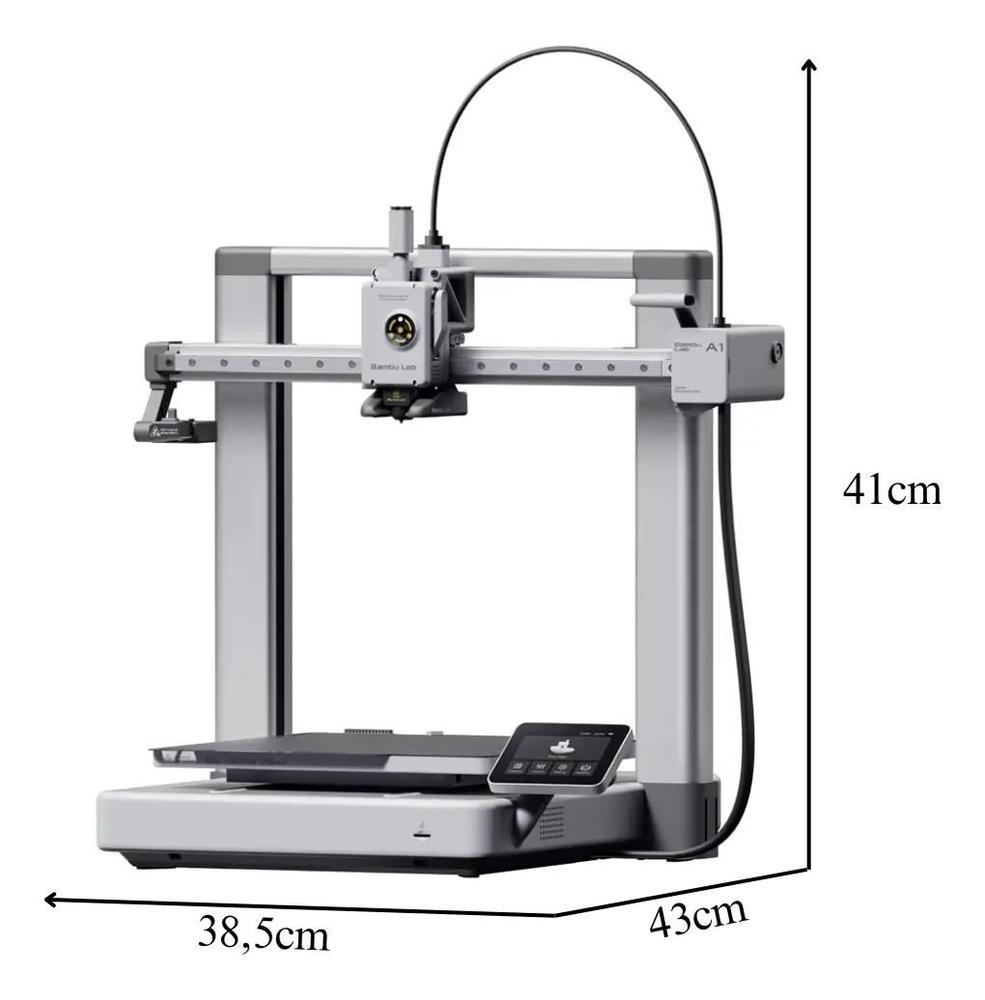 Impressora 3d Bambu Lab A1 PF002 A BRA Bivolt Prateado