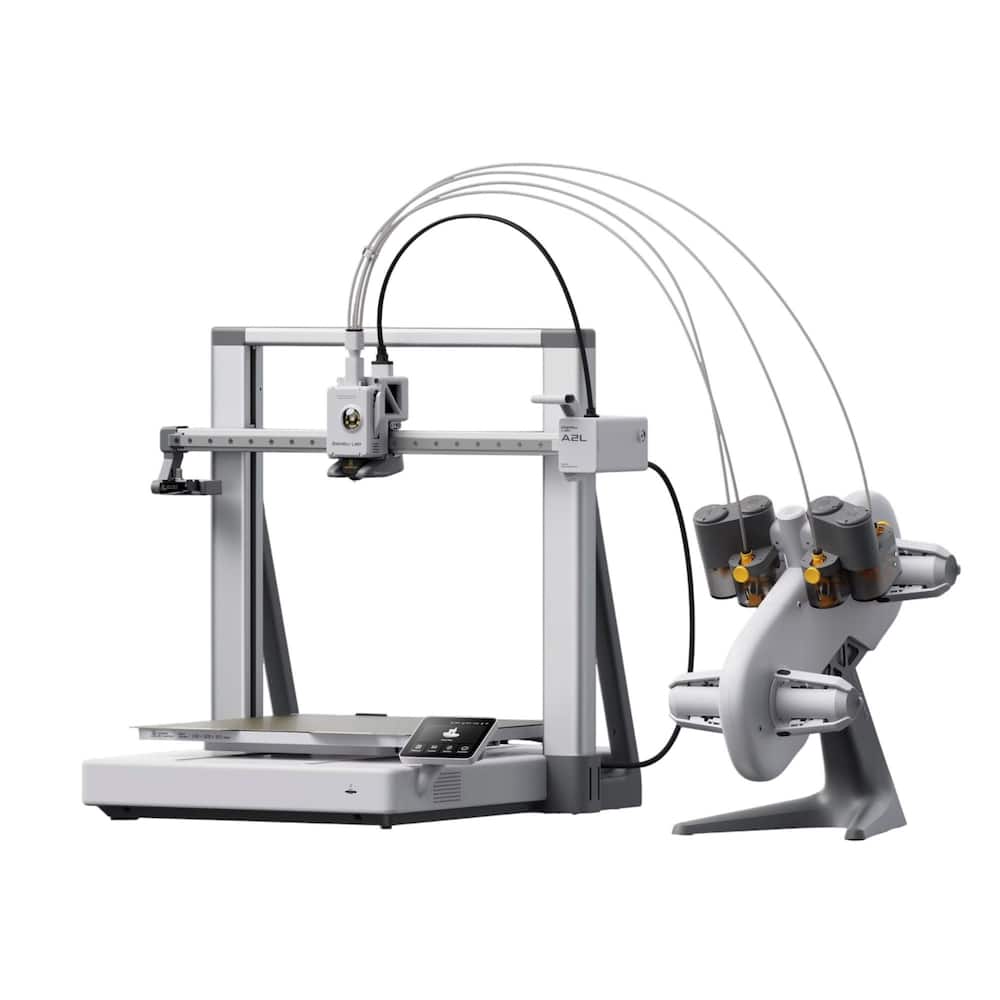 Impressora 3d bambu lab a2l 110v + ams lite (combo) - pf005-l+sa005-bralv