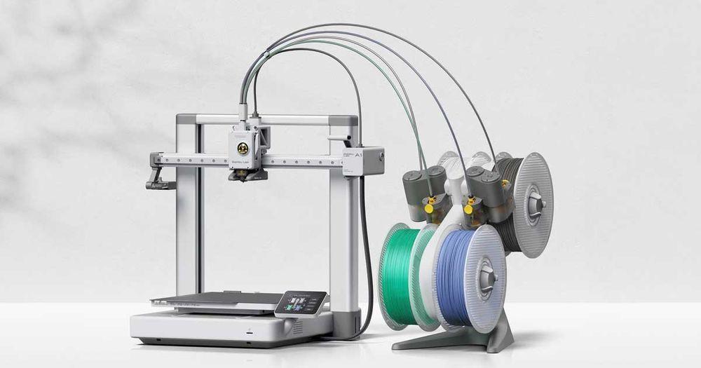 Impressora 3D Bambu Lab FDM Aberta A1 com AMS Lite