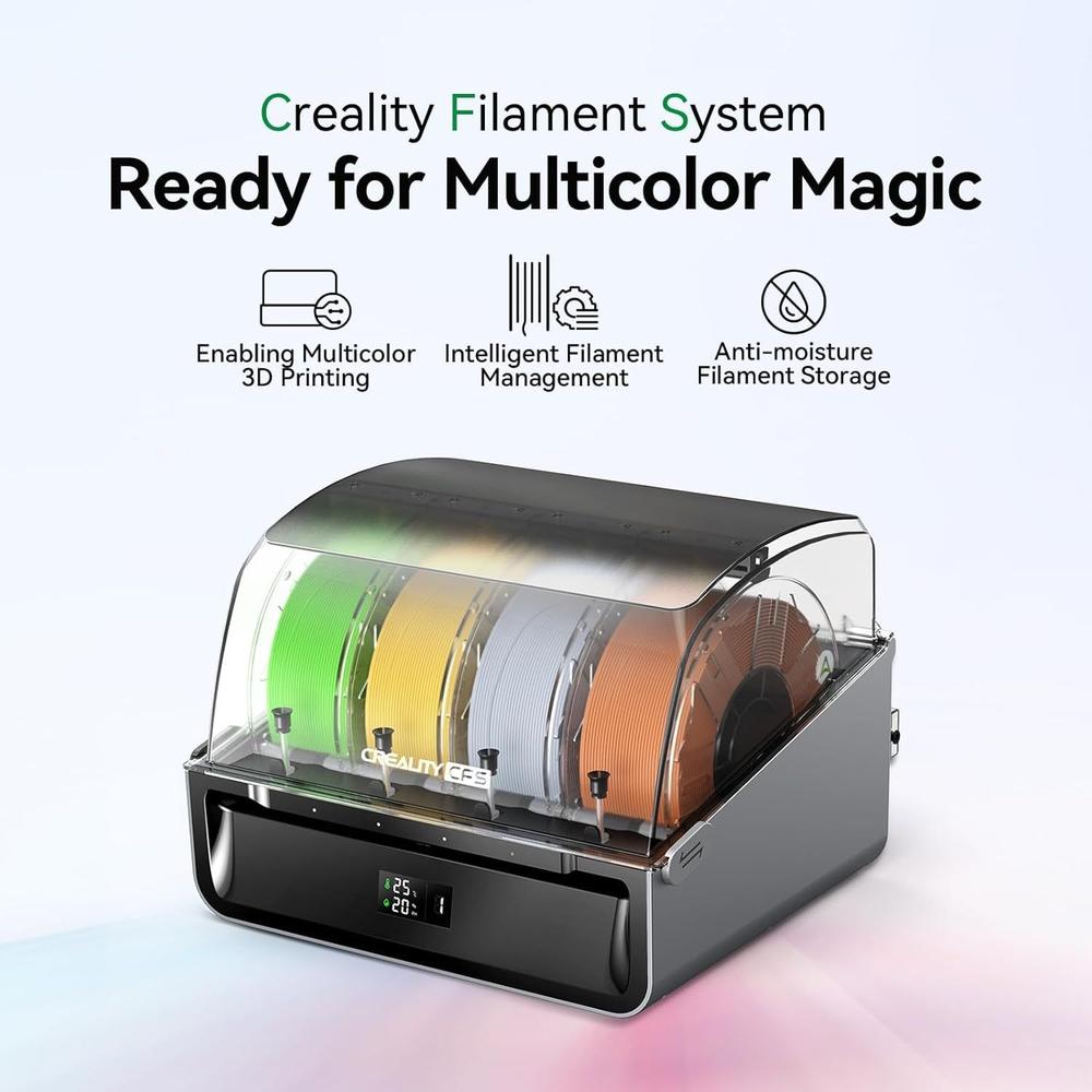 Impressora 3D Creality CFS 2025 oficial para a série K1/K2 Plus