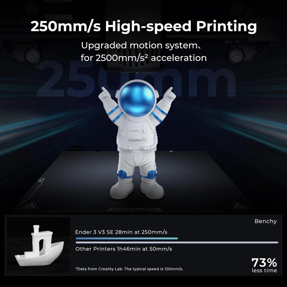 Impressora 3D Creality Ender 3 V3 SE CR Touch com nivelamento automático