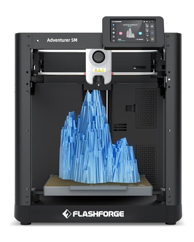 Impressora 3D FLASHFORGE AD5M CoReXY 600 mm/s com nivelamento automático