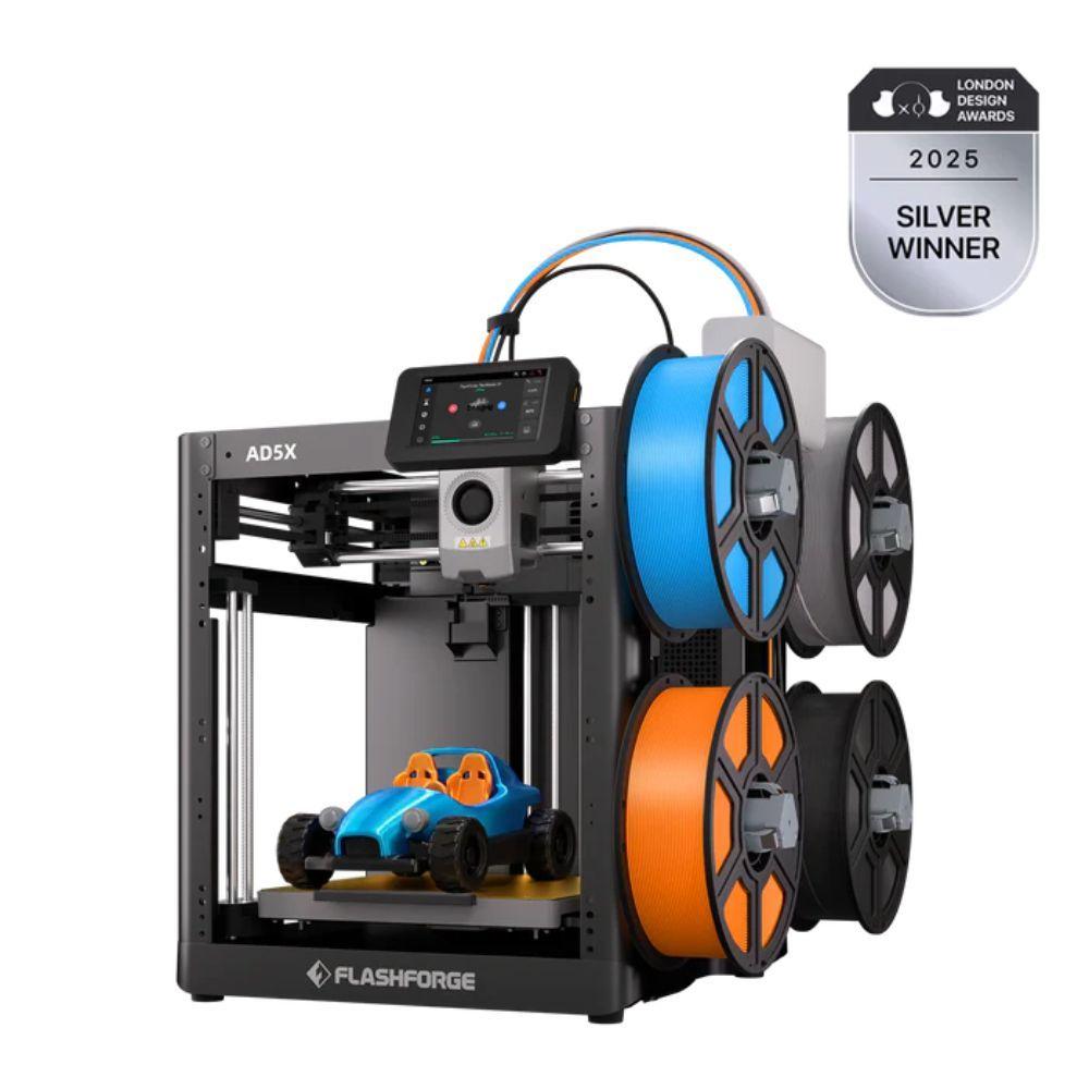 Impressora 3D Flashforge AD5X Multicolorida Com Fechamento Bivolt Chaveado
