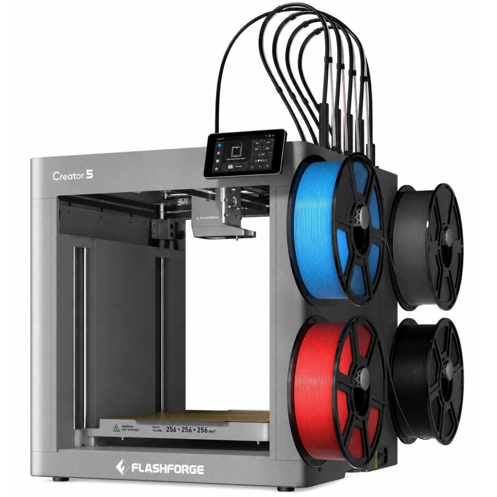 Impressora 3D Flashforge Creator 5 Multicolorida Com 4 Bicos Bivolt 127V/220V