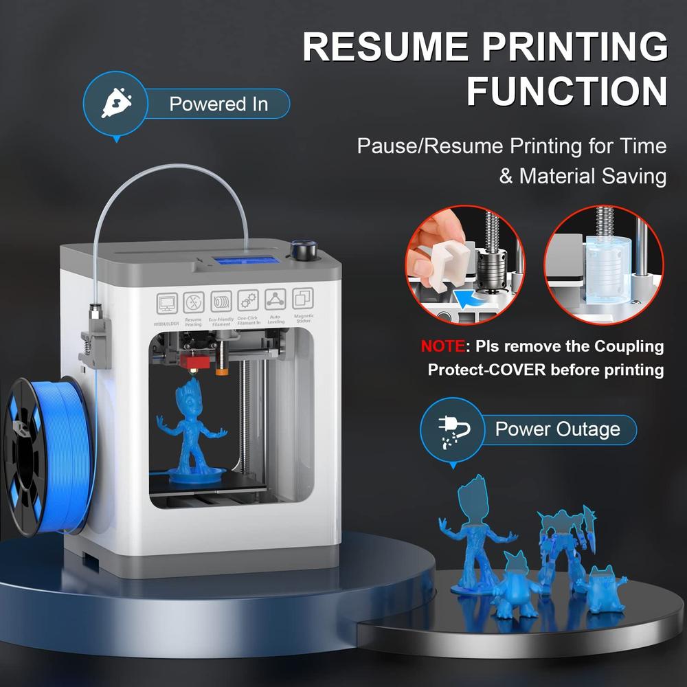 Impressora 3D HEPHI3D TINA2 Mini FDM - Nivelamento Automático