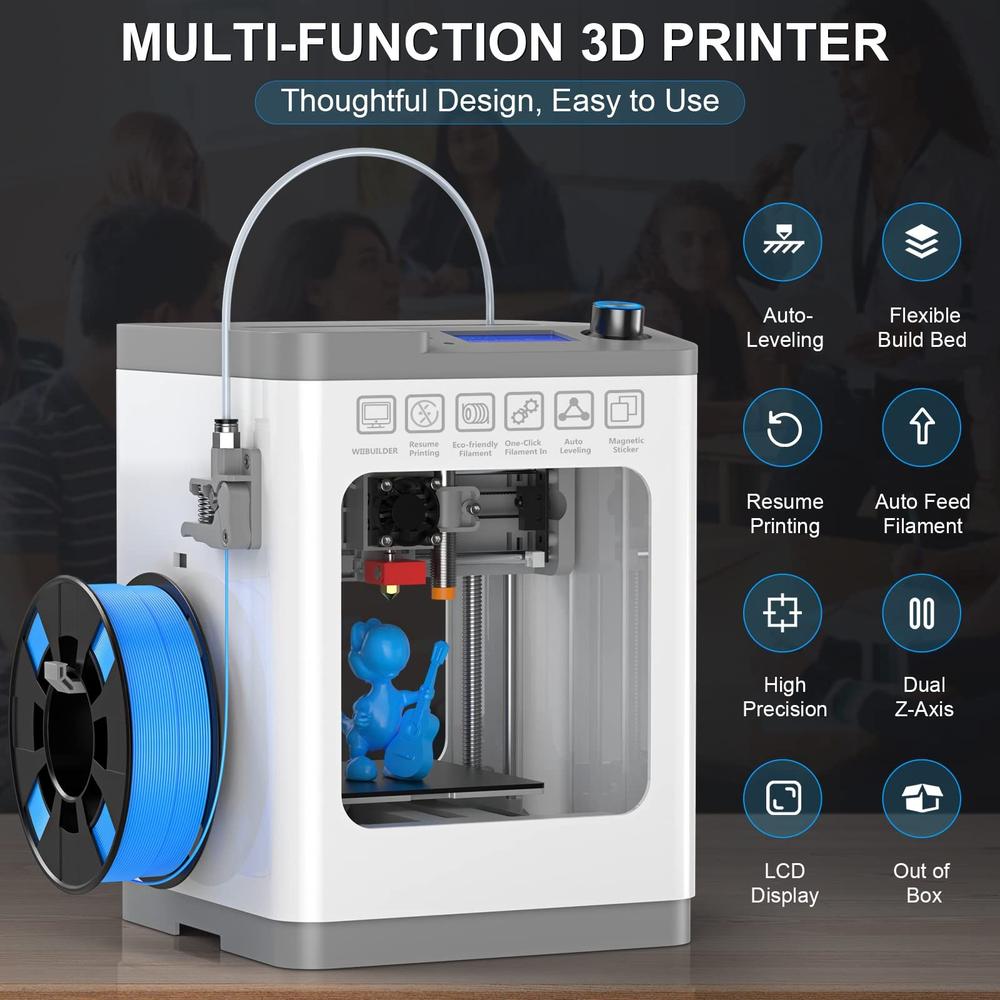 Impressora 3D HEPHI3D TINA2 Mini FDM - Nivelamento Automático