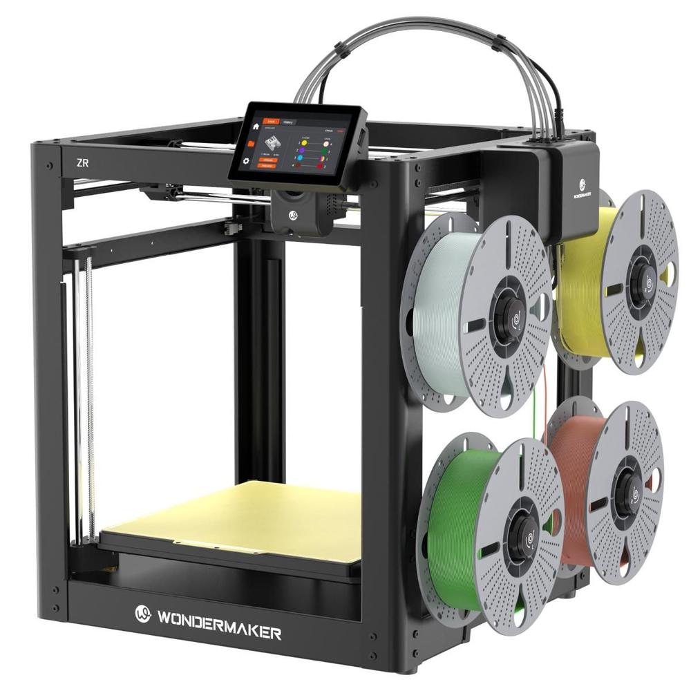 Impressora 3D WonderMaker ZR CoreXY Multicolorida Auto Nivelamento 300x300x300 127V/220V