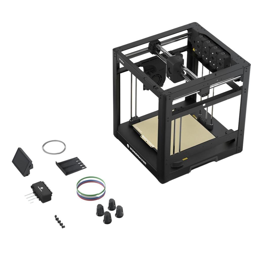 Impressora 3D WonderMaker ZR Ultra CoreXY Multicolorida Auto Nivelamento 300x270x290 127/220V