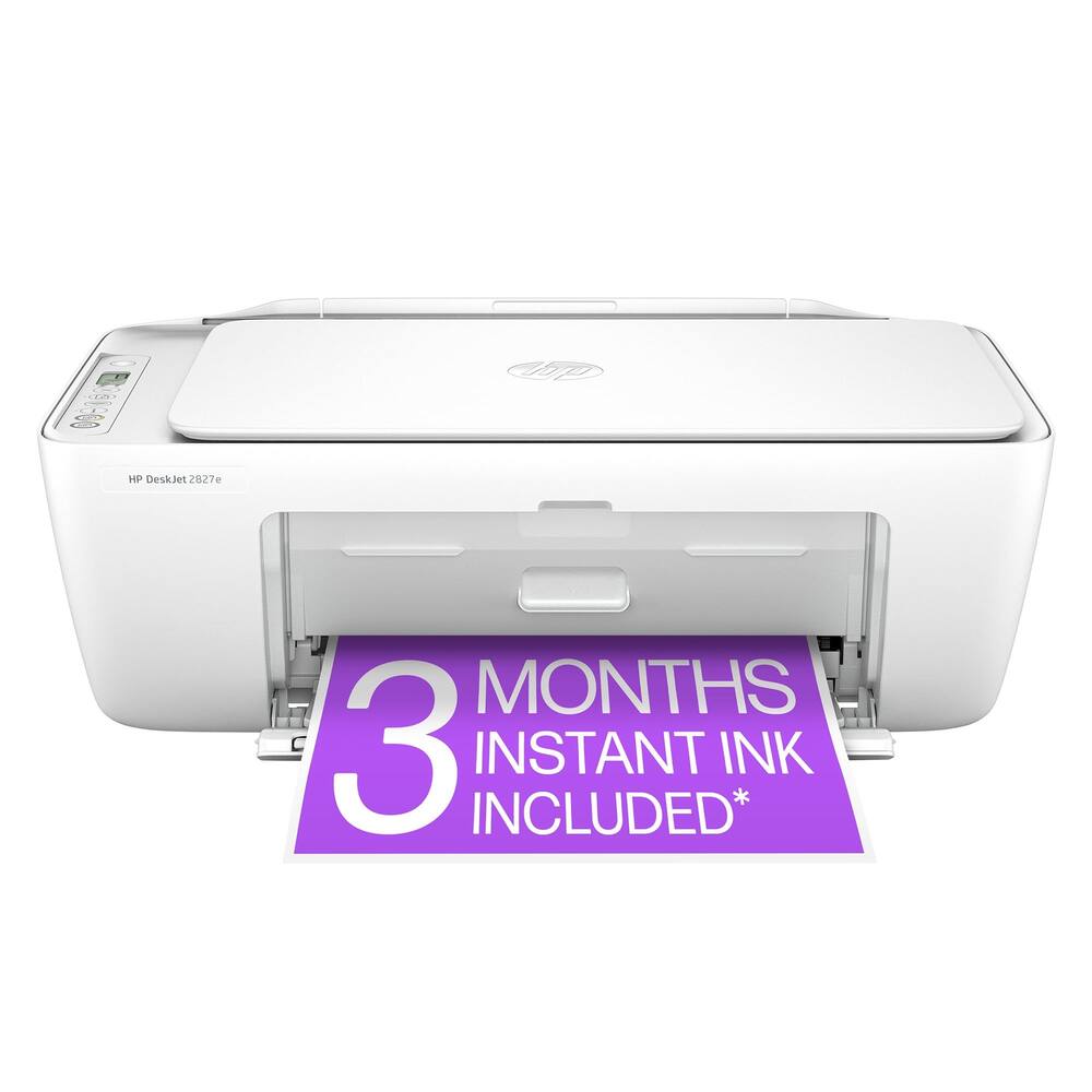 Impressora a jato de tinta colorida multifuncional sem fio HP DeskJet 2827e