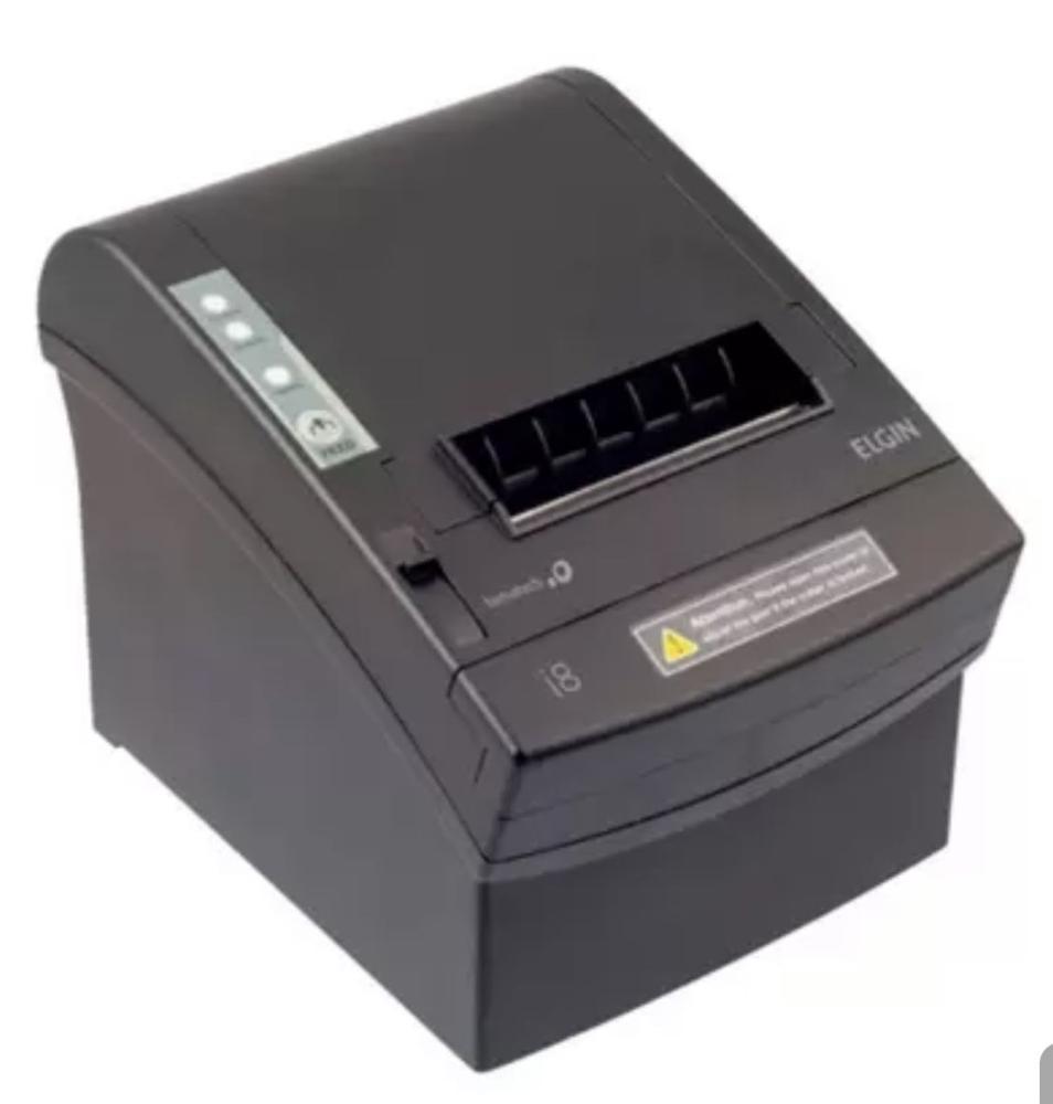 Impressora de Cupons Elgin I8, USB, Ethernet, Bivolt, Guilhotina, Preto - 46I8USECKD00