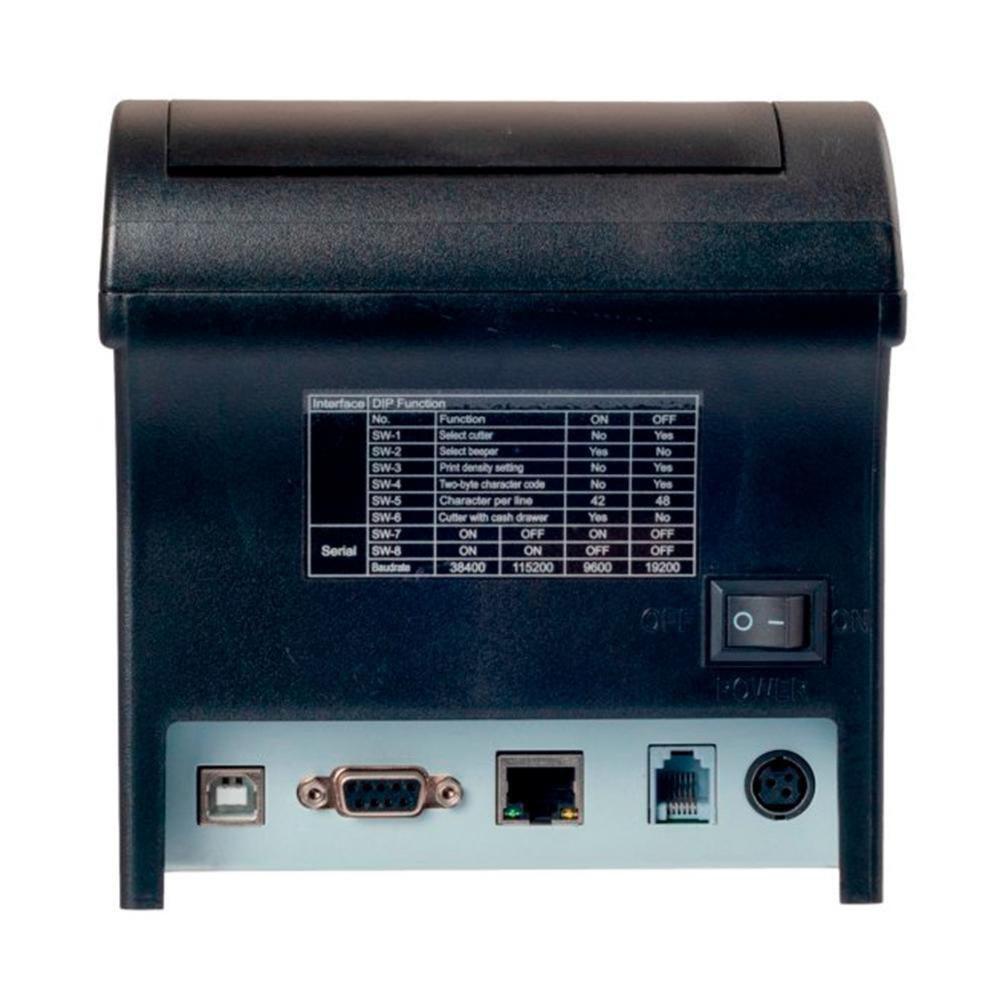 Impressora de Cupons Elgin I8, USB, Ethernet, Bivolt, Guilhotina, Preto - 46I8USECKD00