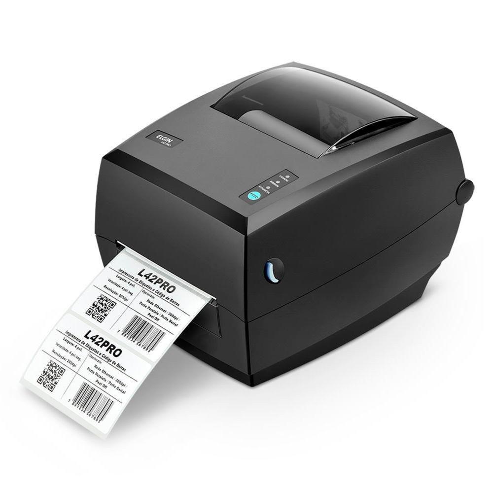 Impressora de Etiquetas Elgin L42PRO, 203DPI, 4PPS, USB - 46L42PUCKD01
