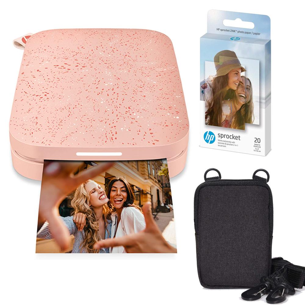 Impressora fotográfica HP Sprocket Portable 2x3 a cores com papel de zinco