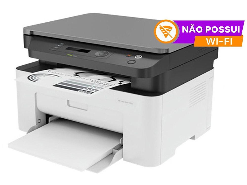 Impressora HP LaserJet MFP-135A 4ZB82A Multifuncional com USB