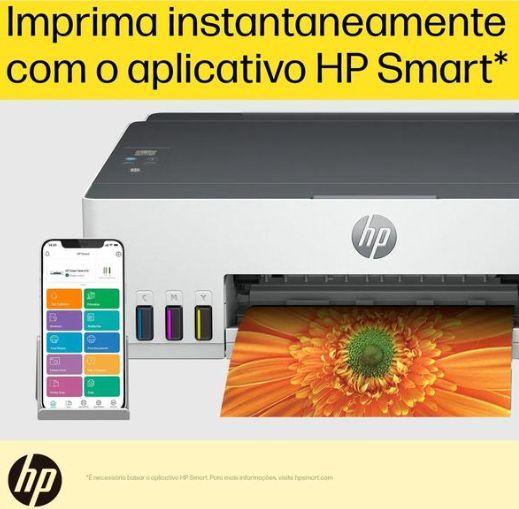 Impressora HP Smart Tank 210, Conexão WiFi, USB, rendimento 12.000 páginas, função única impressão - HP INC.