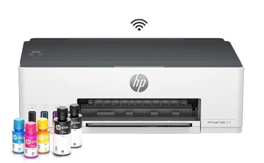 Impressora HP Smart Tank 210, Conexão WiFi, USB, rendimento 12.000 páginas, função única impressão - HP INC.
