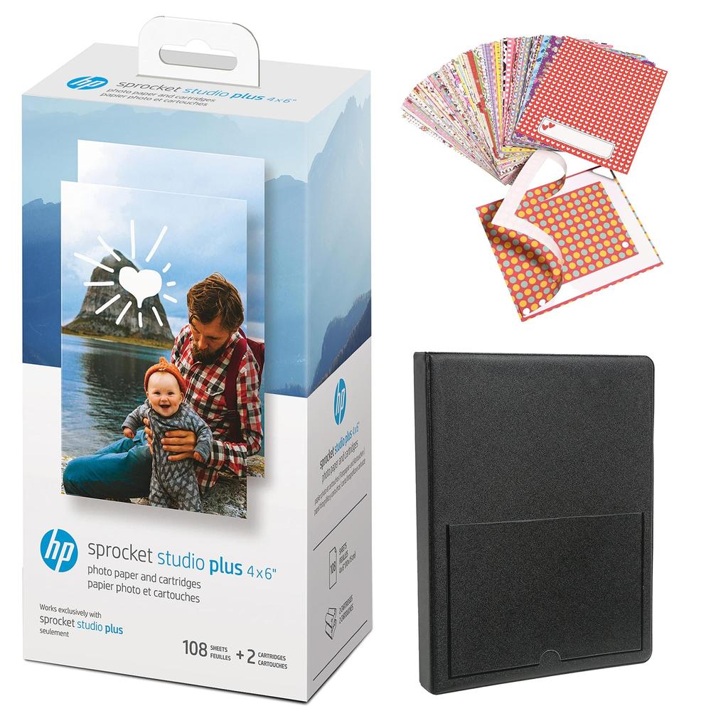 Impressora HP Sprocket Studio Plus 4x6 WiFi iOS e Android