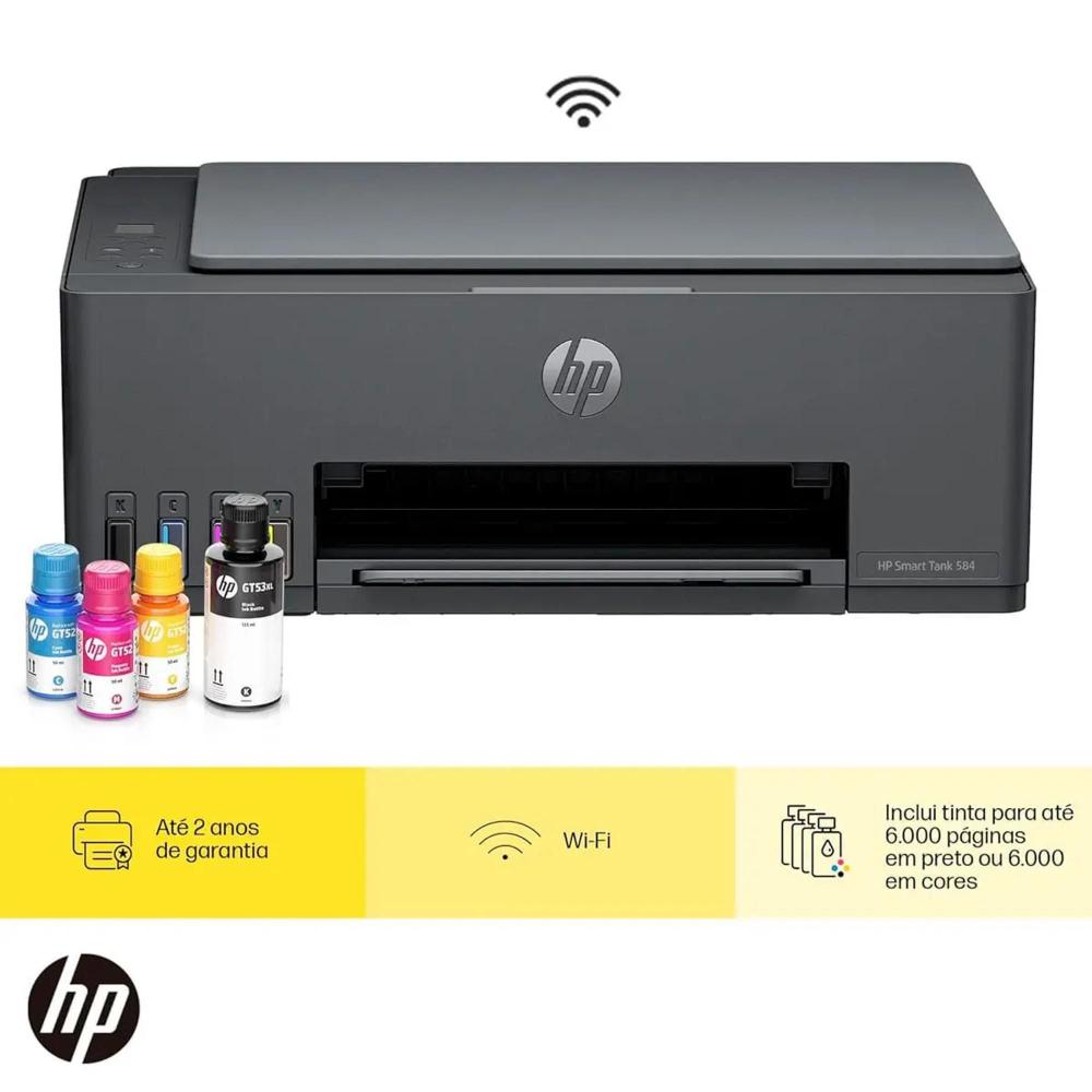 Impressora Multifuncional 584 AllinOne Wifi MULTF JT TANK 584 REF 53 - foto 4