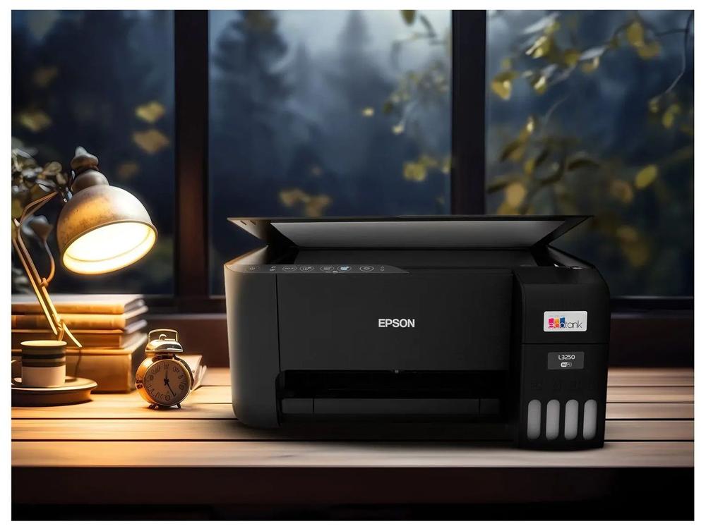 Impressora Multifuncional Epson Ecotank - L3250 + 1 Garrafa Tinta Epson EcoTank T544 Preta - foto 2