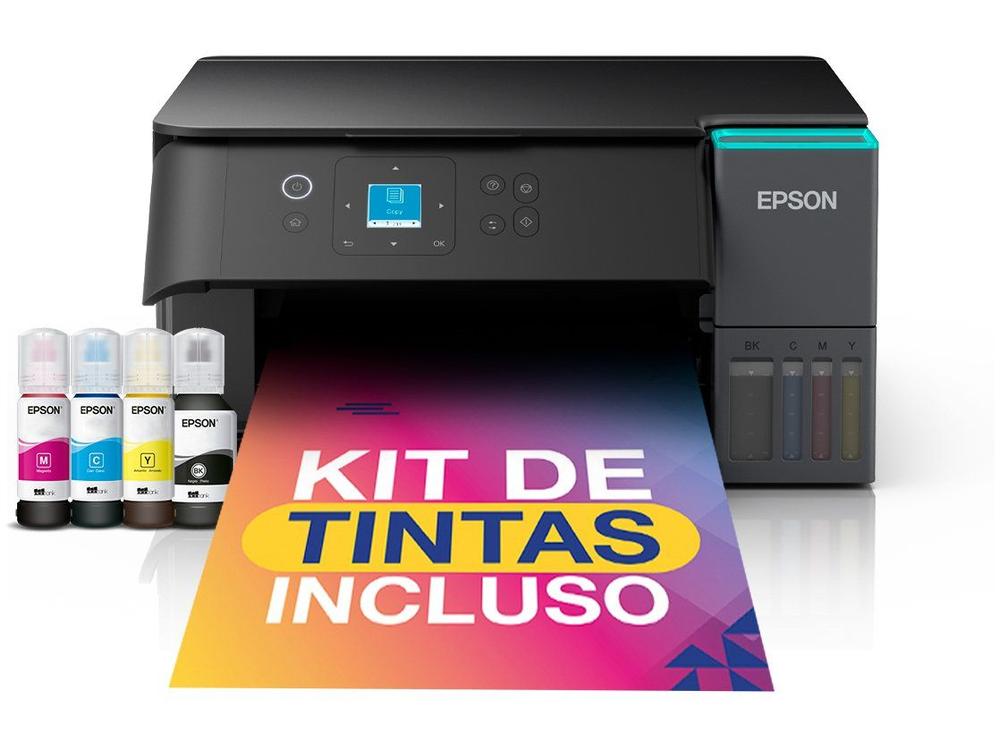 Impressora Multifuncional Epson EcoTank L4360 Tanque de Tinta Frente e Verso Automático Colorida Wi-Fi USB