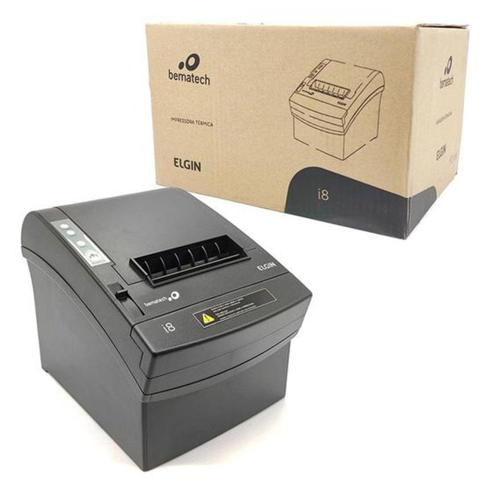 Impressora térmica elgin i8 não fiscal ethernet serial usb - foto 2