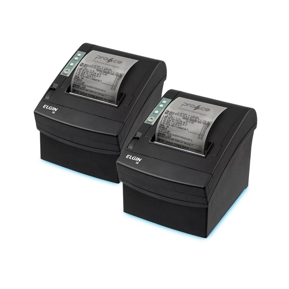 Impressora térmica Elgin i8 Usb/Ser/Rede Kit 2 Und