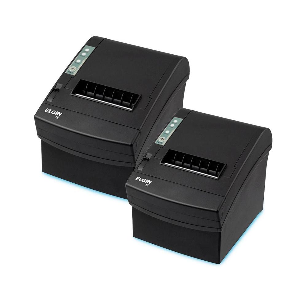 Impressora térmica Elgin i8 Usb/Ser/Rede Kit 2 Und