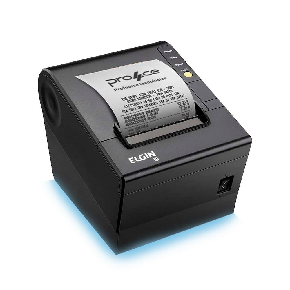 Impressora térmica não fiscal Elgin I9 USB e Ethernet com guilhotina