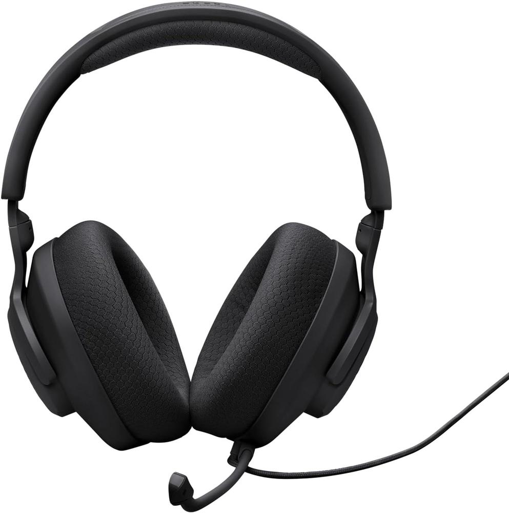 JBL, Fone de Ouvido Com Fio, Quantum 100M2, Headset Gamer, Over Ear, Microfone Removível - Preto
