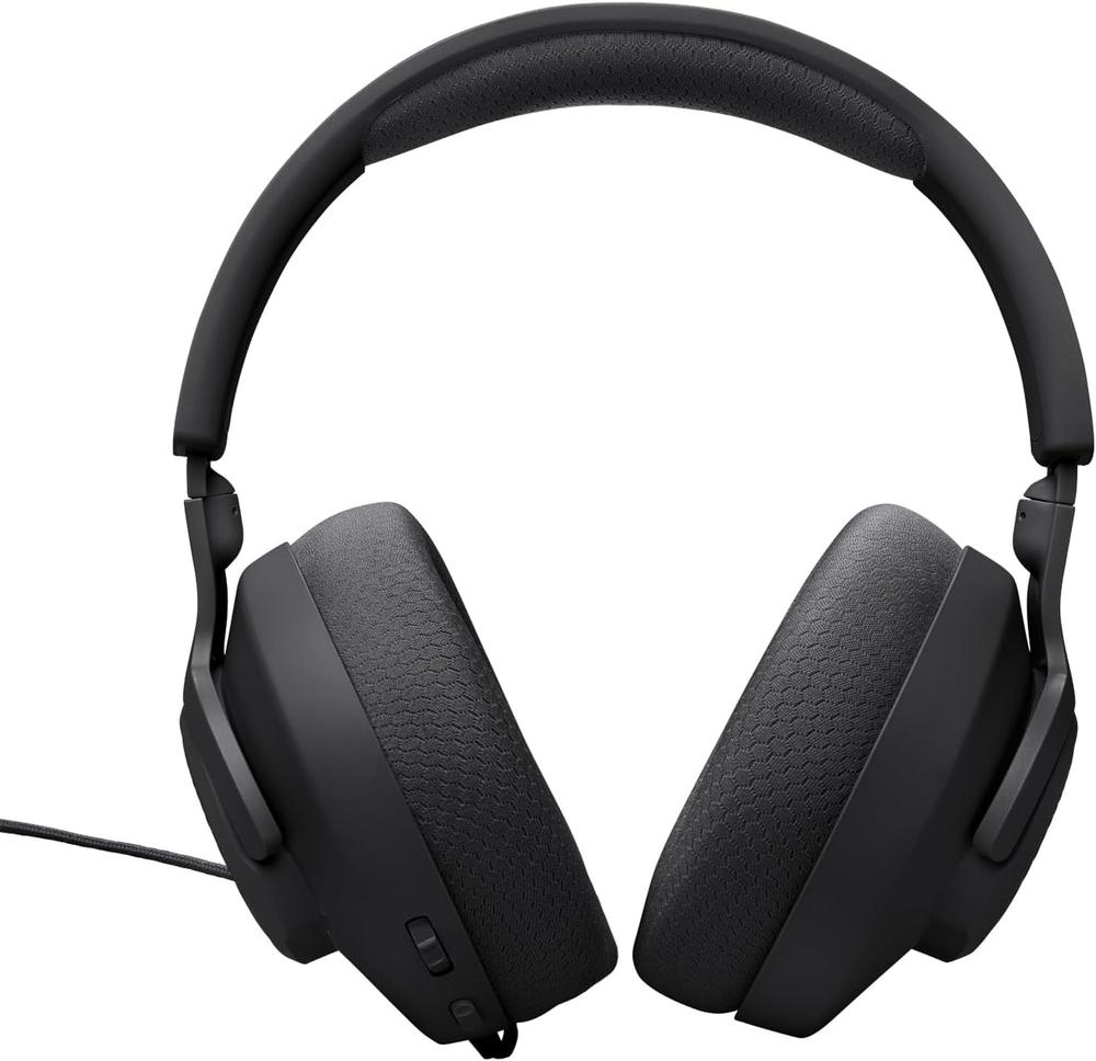 JBL, Fone de Ouvido Com Fio, Quantum 100M2, Headset Gamer, Over Ear, Microfone Removível - Preto