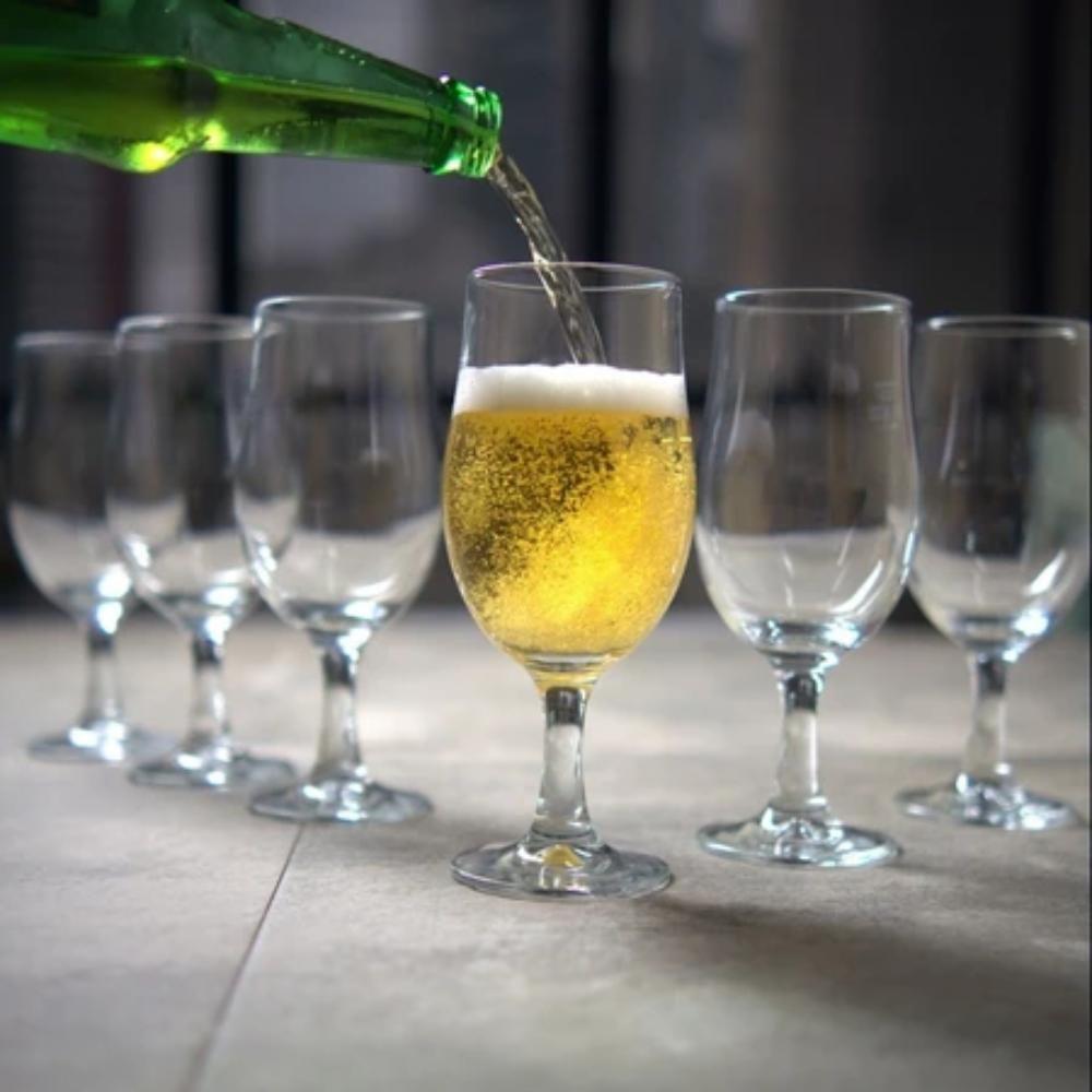 Jogo 6 Taças Draft 380ml Pasabahce Perfeitas para Cerveja e Drinks Design Moderno e Cristalino Perfeito... - foto 4