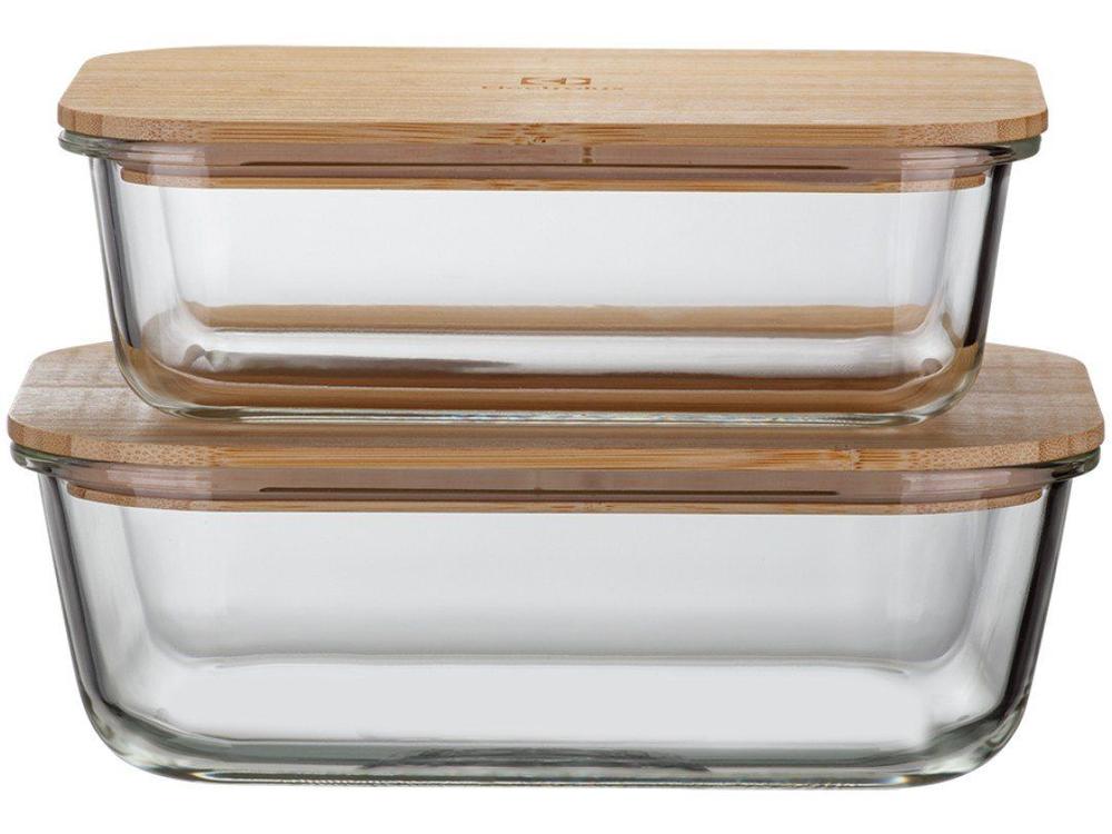 Potes Herméticos Refratários com Tampa de Bambu - Electrolux
