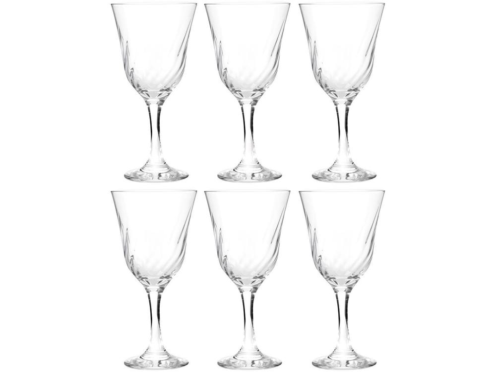 Jogo de Taças para Vinho Vidro 6 Peças 250ml