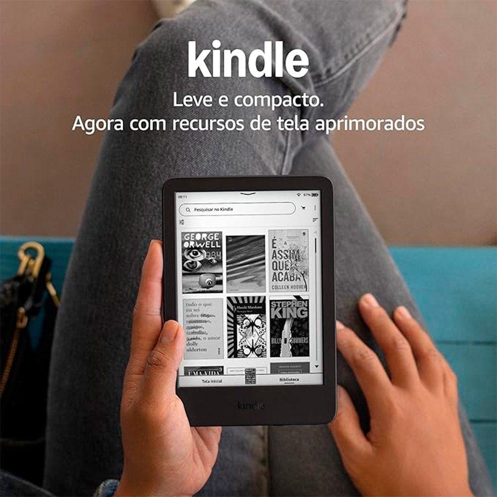 Kindle amazon modelo 2024 6", 16gb, tela antirreflexo, luz frontal ajustável, bateria de longa duração,... - foto 3