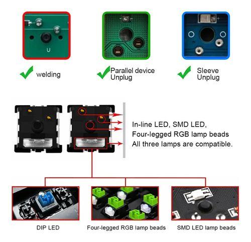 Kit 10 Switch Redragon Outemu Para Teclado Mecânico Com Nf