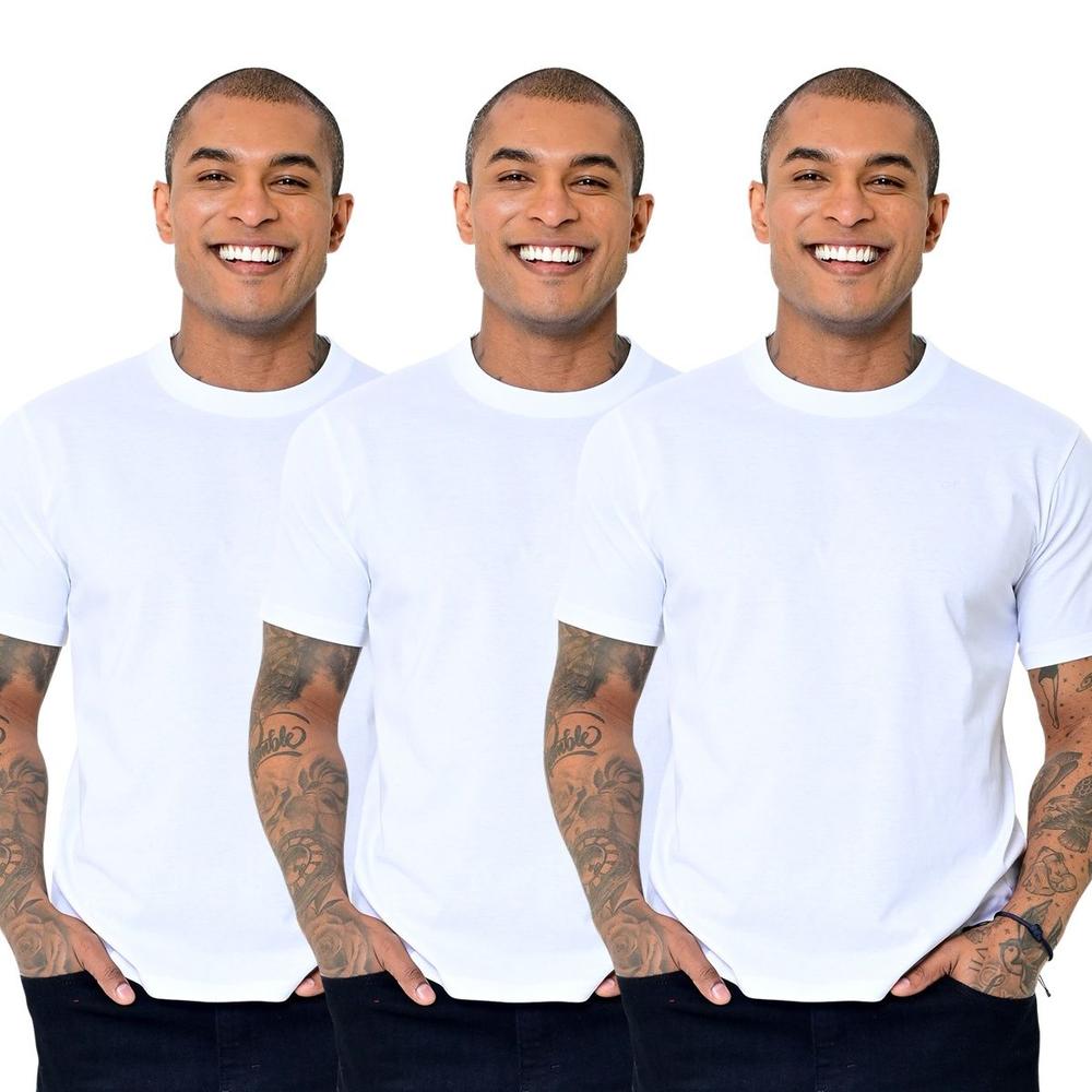 Kit 3 Camisetas Tech Cotton Stretch