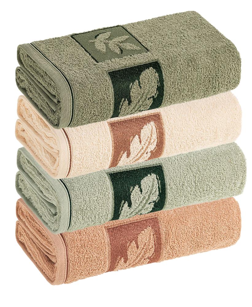 Kit 4 Toalhas De Banho Karsten Quebec Fio Cardado 70x135cm Sortidos