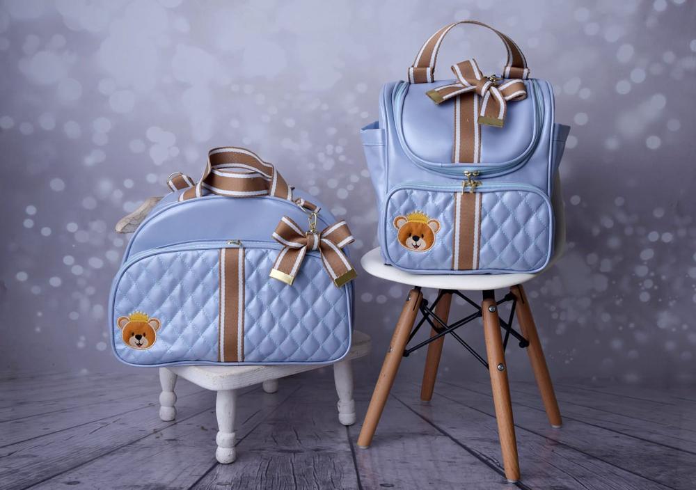 Kit Bolsa e Mochila Maternidade Variadas k1