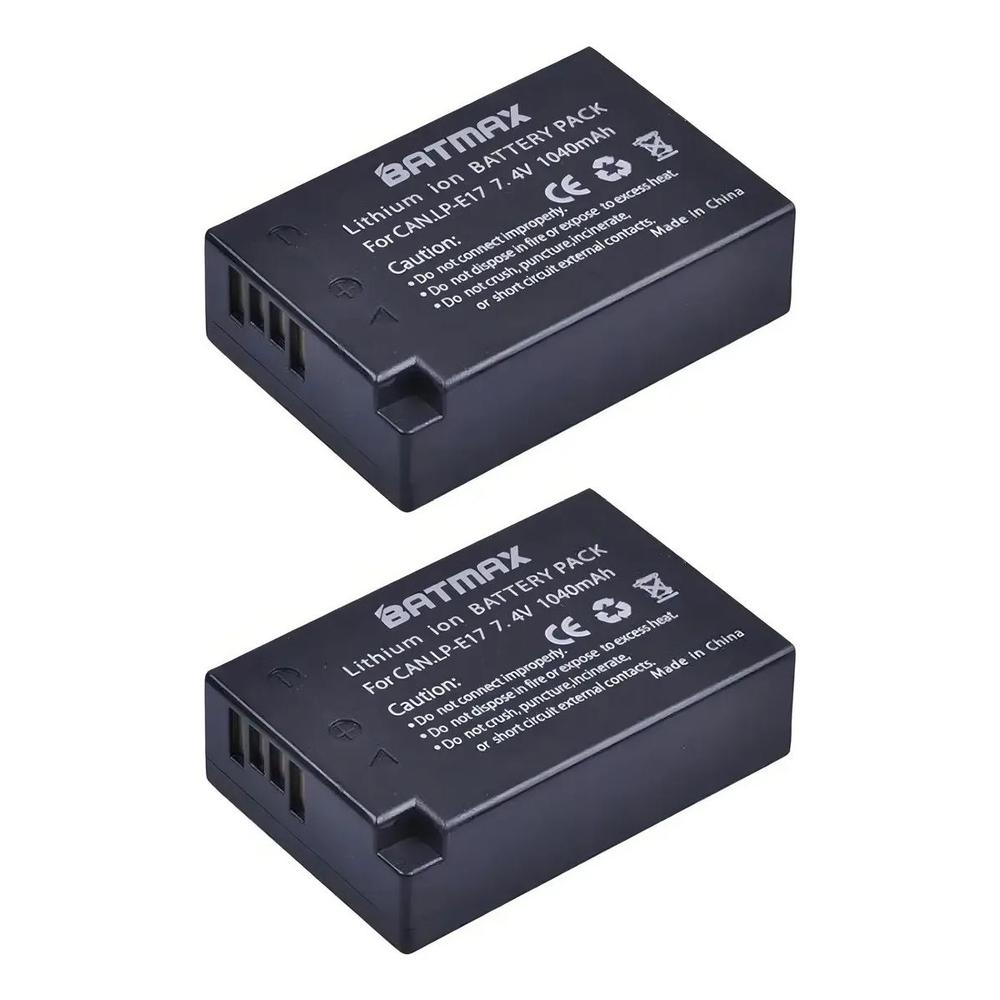 Kit Carregador + 2x Batmax Lp-e17 Para SL3 T7i Sl2 M3 M5 Rp - foto 4