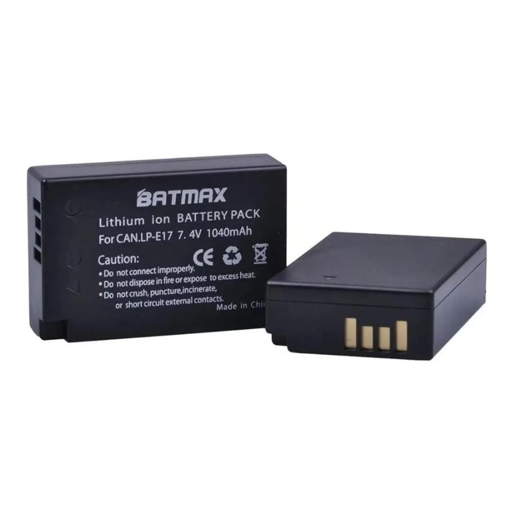 Kit Carregador + 2x Batmax Lp-e17 Para SL3 T7i Sl2 M3 M5 Rp - foto 3