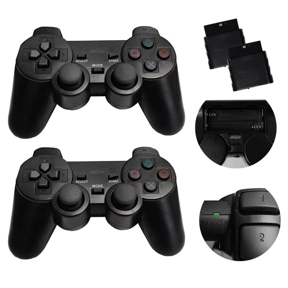 Kit Controle Para PS2 Sem Fio Kap-2y - Kapbom